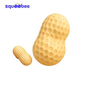 Kawaii Peanut Squishy Toy, Soft Slow Rising Stress Relief Fidget Toy