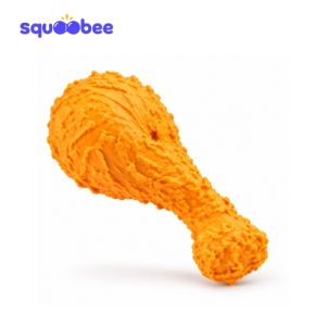 Orange Chicken Leg Squishy Toy, Soft Sensory Stress Relief Fidget Squeeze Toy