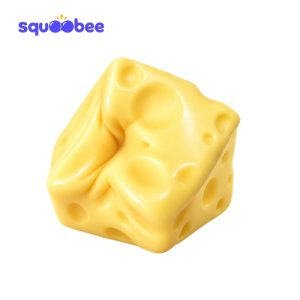 Cheese Squishy Toy, Slow Rising Cheese Shape Stress Relief Fidget Toy