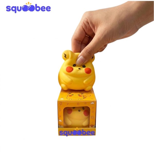 Cute Yellow Character Squishy Toy, Slow Rising Stress Relief Fidget Toy