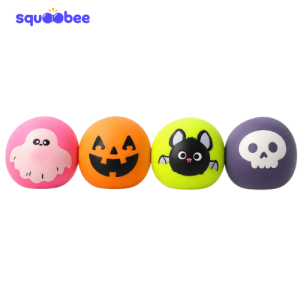 Halloween Ghost Squishy Toy Set, Cute Slow Rising Stress Relief Fidget Toys