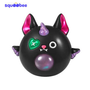 Kawaii Black Cat Unicorn Squishy Toy, Soft Slow Rising Stress Relief Fidget Toy