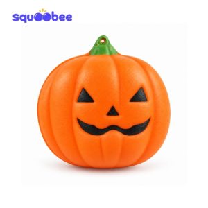 Halloween Pumpkin Squishy Toy, Cute Jack O Lantern Stress Relief Fidget Toy
