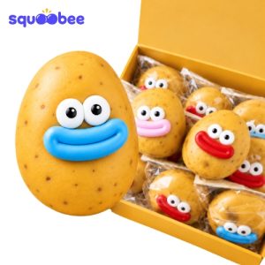 Cute Potato Face Squishy Toy, Soft Stress Relief Fidget Sensory Toy