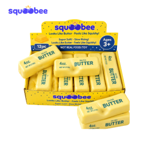 Squoobee Butter Bliss Squishy, Slow Rising Butter Fidget Toy