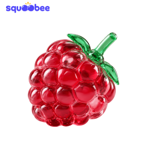 Crystal Raspberry Squishy Toy, Cute Fruit Stress Relief Fidget Toy