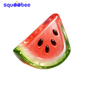 Watermelon Slice Squishy Toy, Soft Fruit Stress Relief Fidget