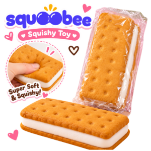 Ice Cream Sandwich Squishy Toy, Soft Stress Relief Fidget Toy