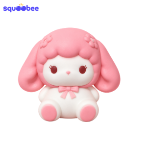 Kawaii Pink Bunny Squishy Toy, Cute Stress Relief Sensory Fidget Toy